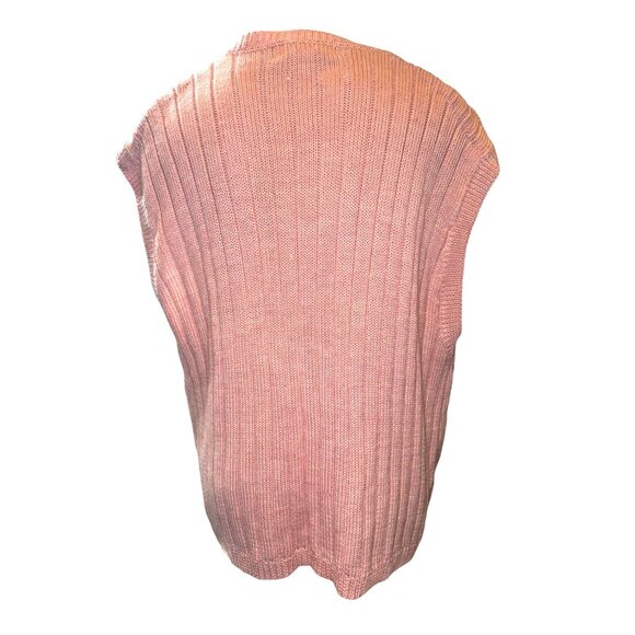 Vintage Alfred Dunner Sleeveless Cardigan Vest With Floral Embroidery - Picture 2 of 8